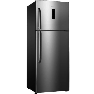 Hisense RT533N4DC1 Top Mount Frost Free Fridge Freezer in Stainless Steel Look Hisense RT533N4DC1 Top Mount Frost Free Fridge Freezer in Stainless Steel Look